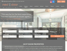 Tablet Screenshot of nextdoorproperties.co.uk